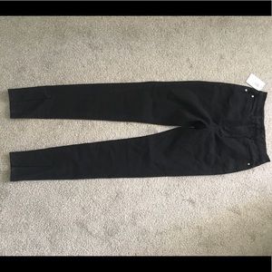 NWT WWW black split jeans